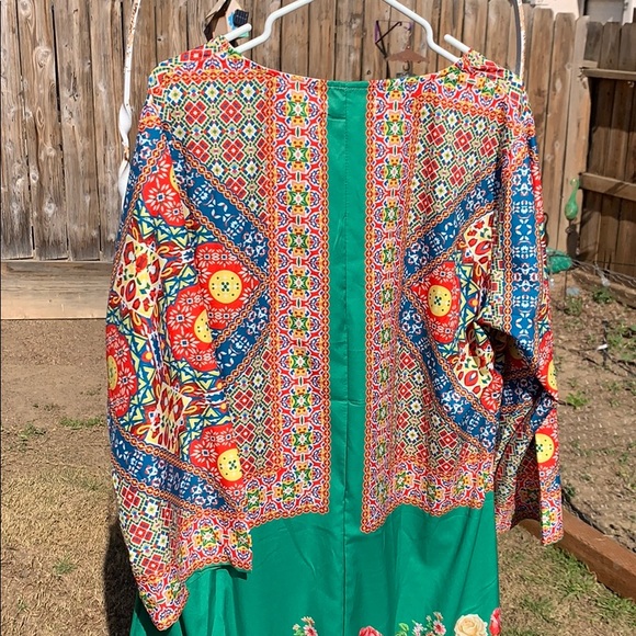 Colorful Boho Festival Dress 14-16 - Picture 4 of 7